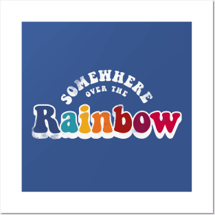 Somewhere Over the Rainbow - Colorful Posters and Art